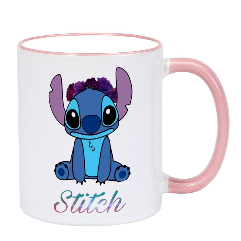 

Kubek Różowy Rant i Ucho Prezent Lilo Stich Wzory