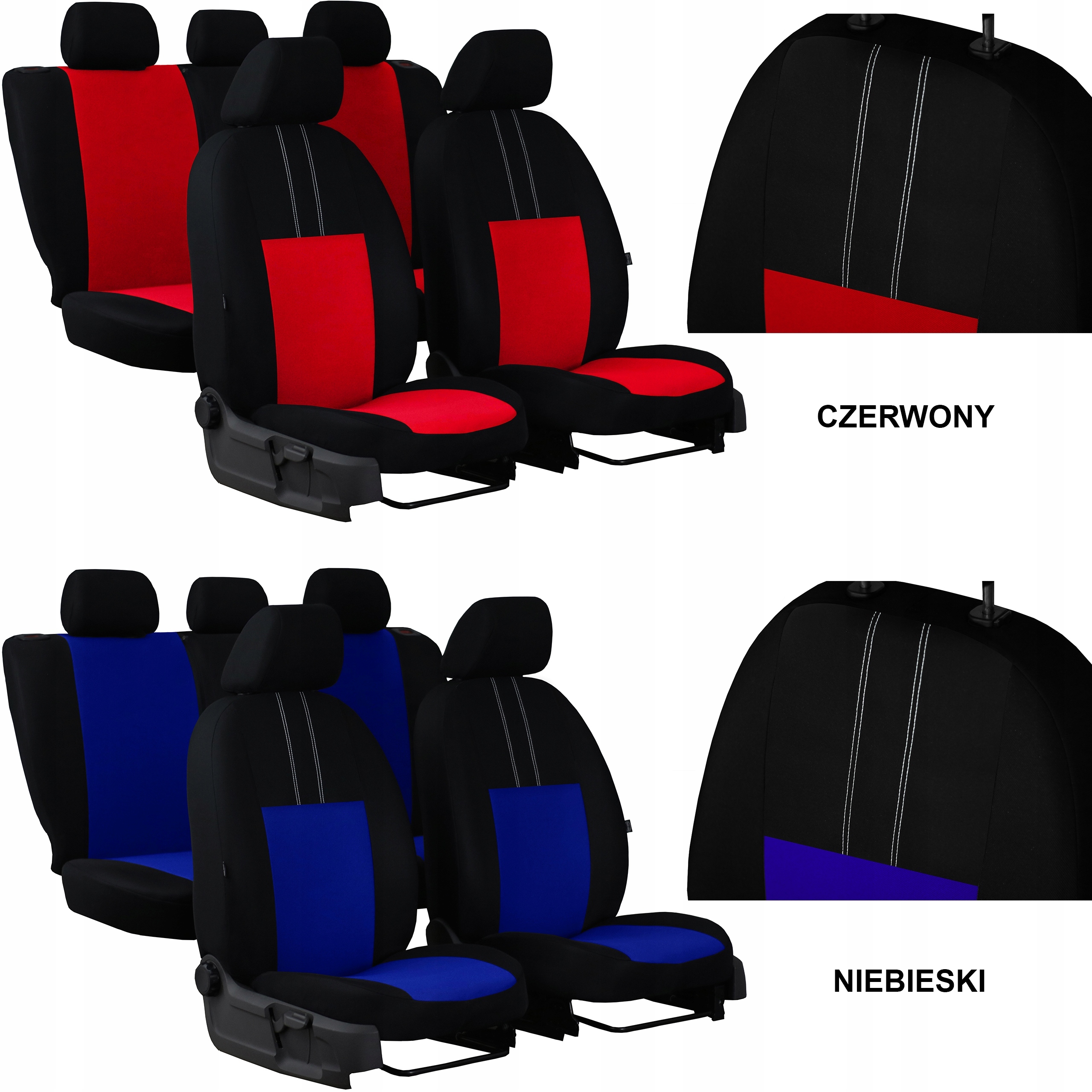 POKROWCE NA FOTELE SAMOCHODOWE TOYOTA YARIS 1 2 Model Ekonomic PT-426