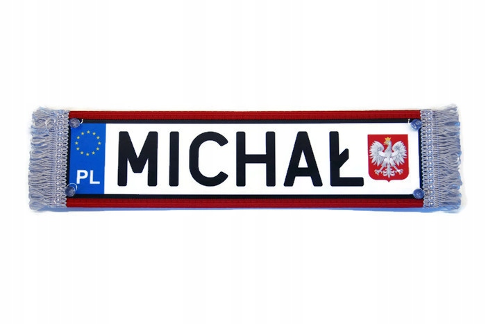 Proporczyk tablica imienna Michał Tir Bus