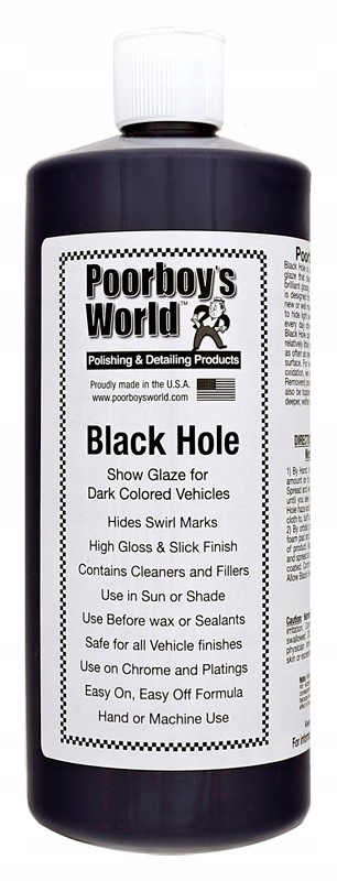 POORBOY'S WORLD BLACK HOLE GLAZE 946 ML POLITURA