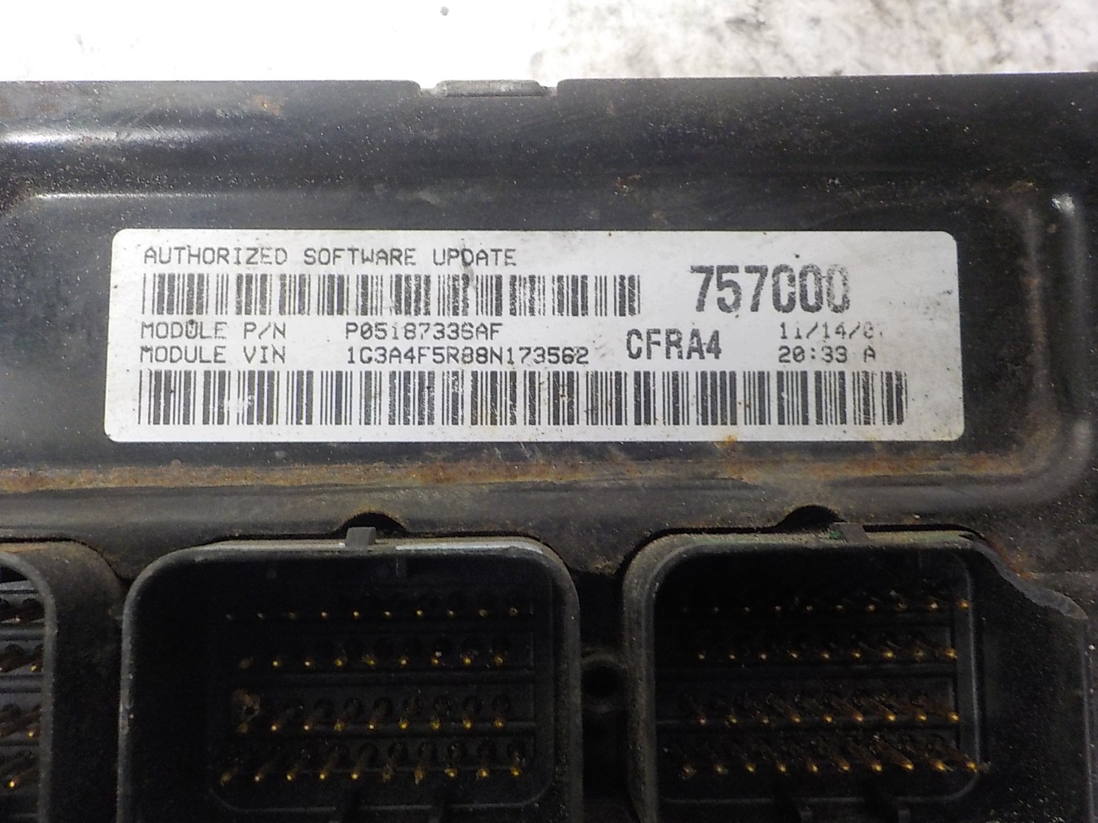 CHRYSLER computer control unit P05150245AC F0G3P36F28