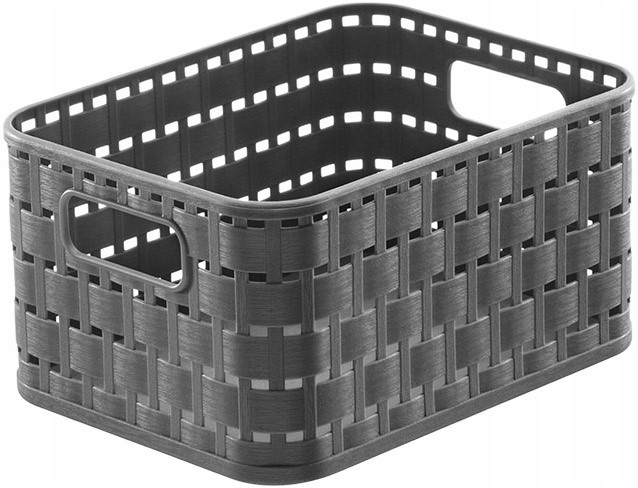 Pojemnik Kosz uniwersalny do domu Rotho 2 l Szary