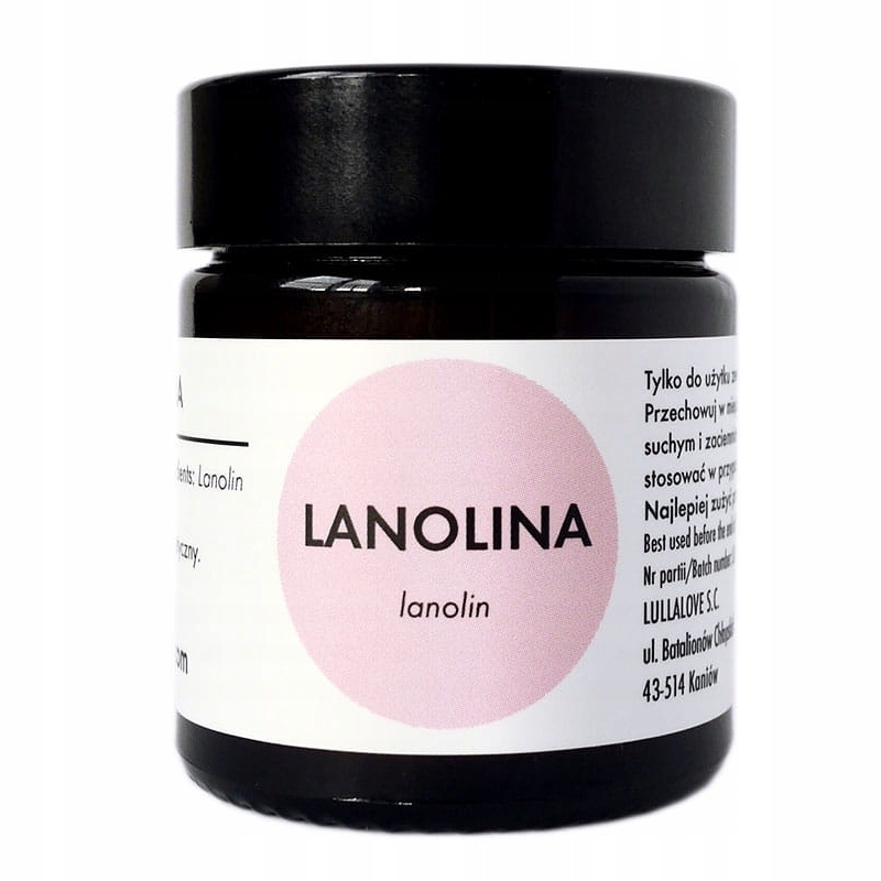 LULLALOVE LANOLINA REGENERACJA UST I SKÓRY HIPOALERGICZNA 30ML