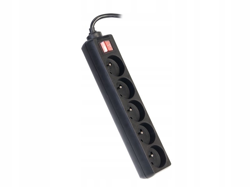 Tracer Listwa 3m (5 gniazd) Power Patrol Black