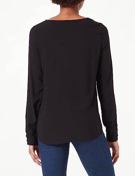 ELEGANCKA BLUZKA Z DEKOLTEM W SZPIC ROZMIAR S CZARNA DAMSKA BESTSELLER A/S Kod producenta 5906546201916