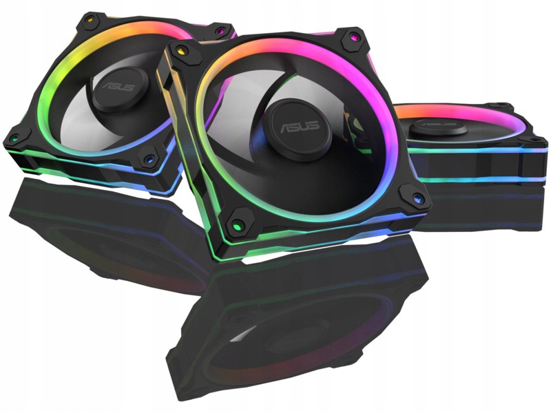 Wentylator Asus Prime MR120 Argb Reverse Czarny (3 szt.)