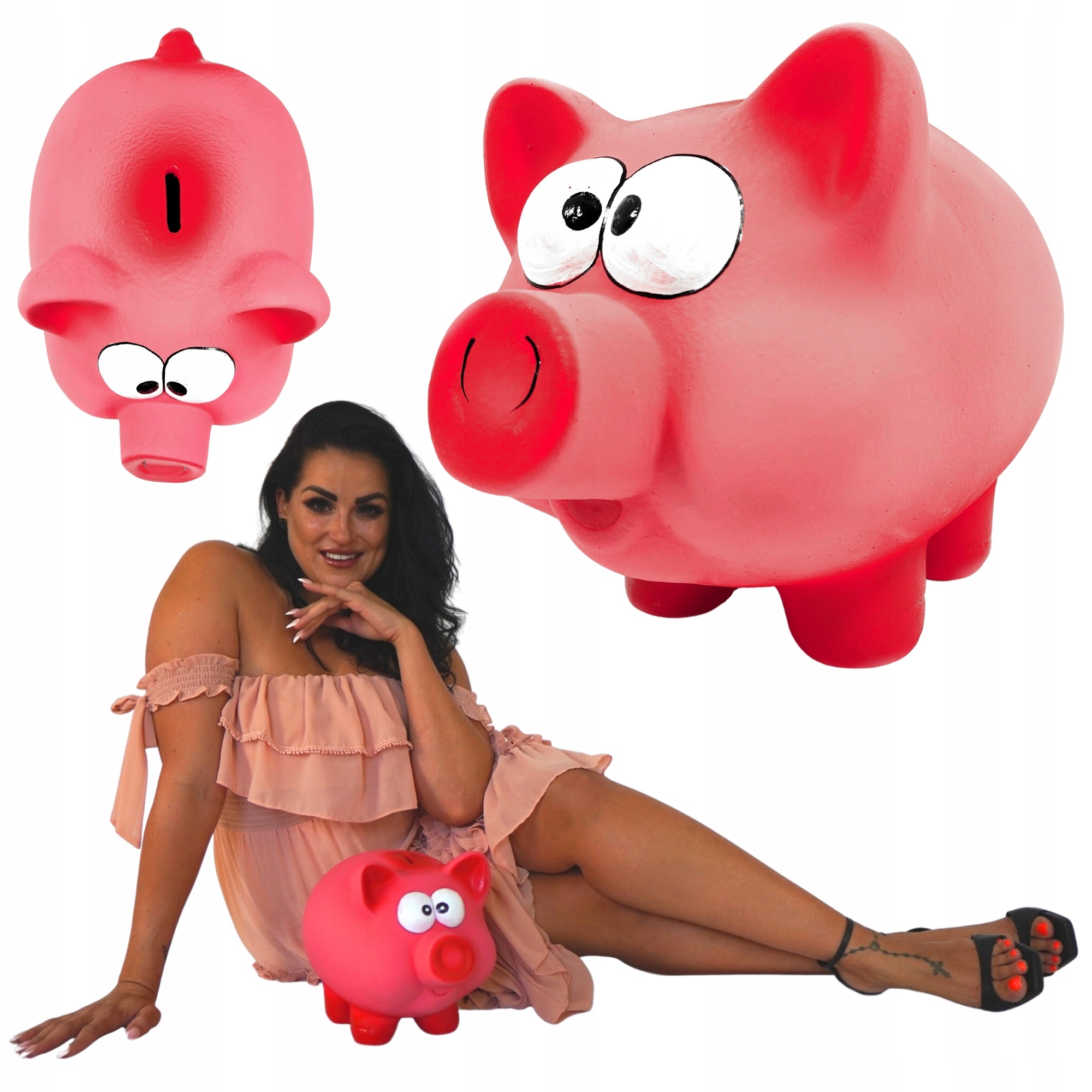 Velká Pokladnička Na Rozbití Prasátko Keramické XXL