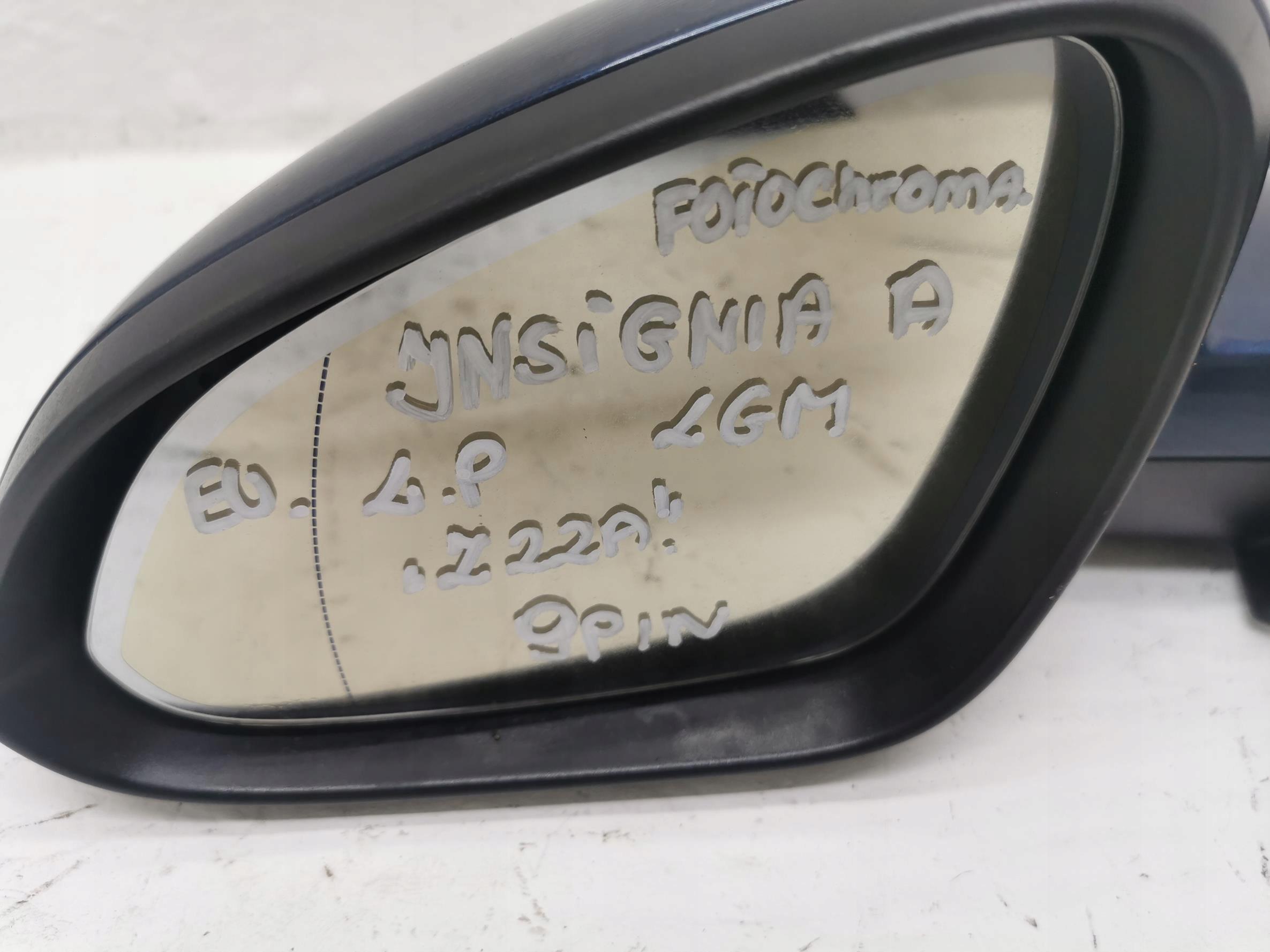 mirror left OPEL INSIGNIA A Z22A 9 PIN 13320848