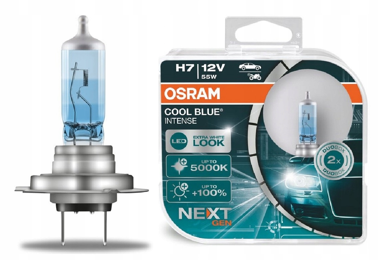 

Osram Żarówki H7 Cool Blue Intense XenonLook 5000