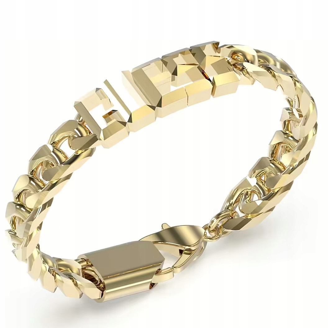 Náramek Guess pánský zlatý Ocel 316L