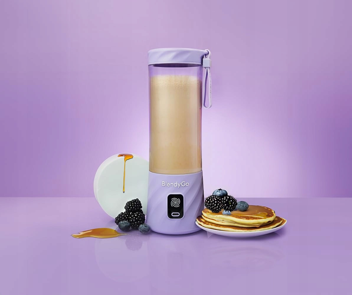BLENDYGO 3 Przenośny Blender Smoothie USB 550ml BPA Free Lavender — miniatura 2