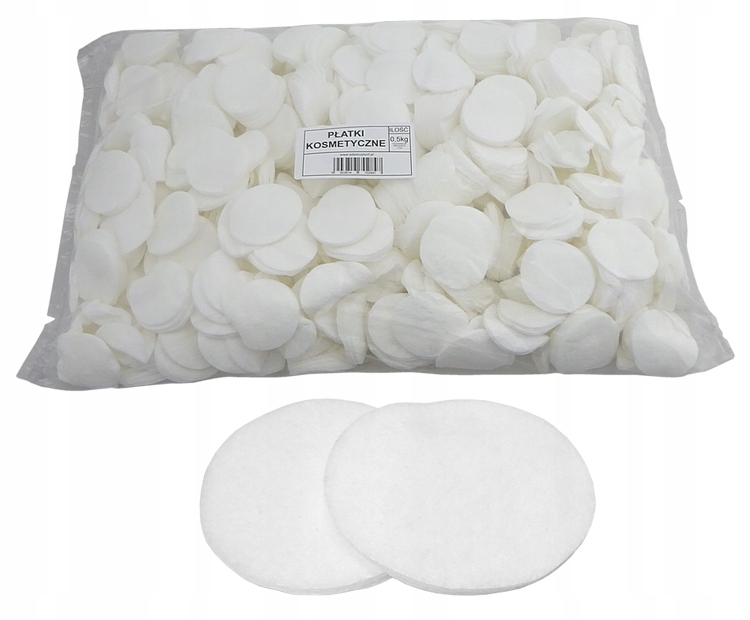 

Płatki Higieniczne Okrągłe 0,5KG Waciki