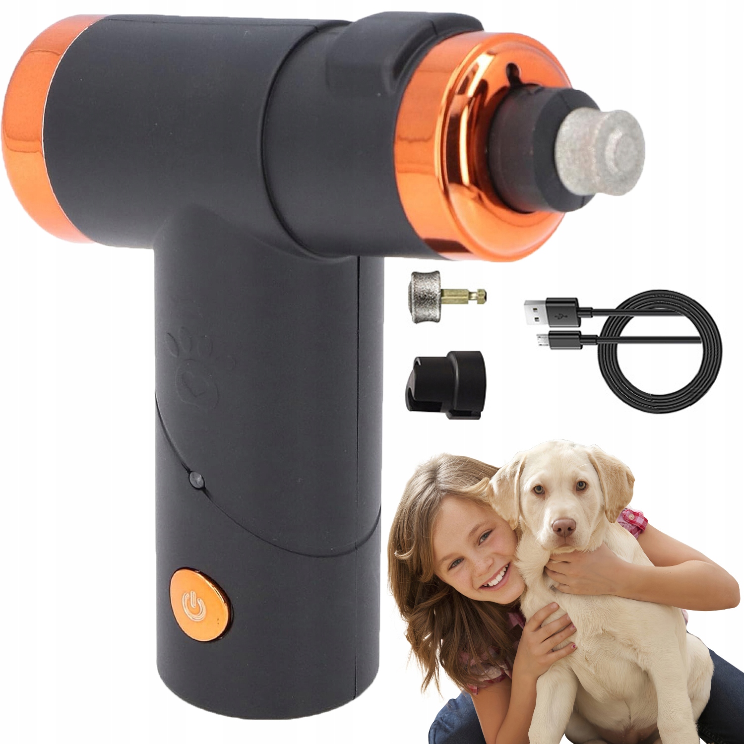 Levně Elektrický Pilník Na Drápy Pro Psa A Kočku Frézka Bruska Stříhač