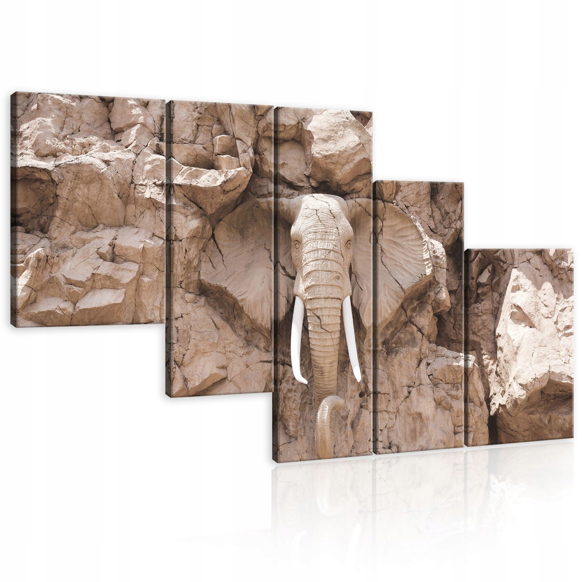 Obraz 170x100 Slon Afrika savana textúra úľava monumentálne zvieratá bez