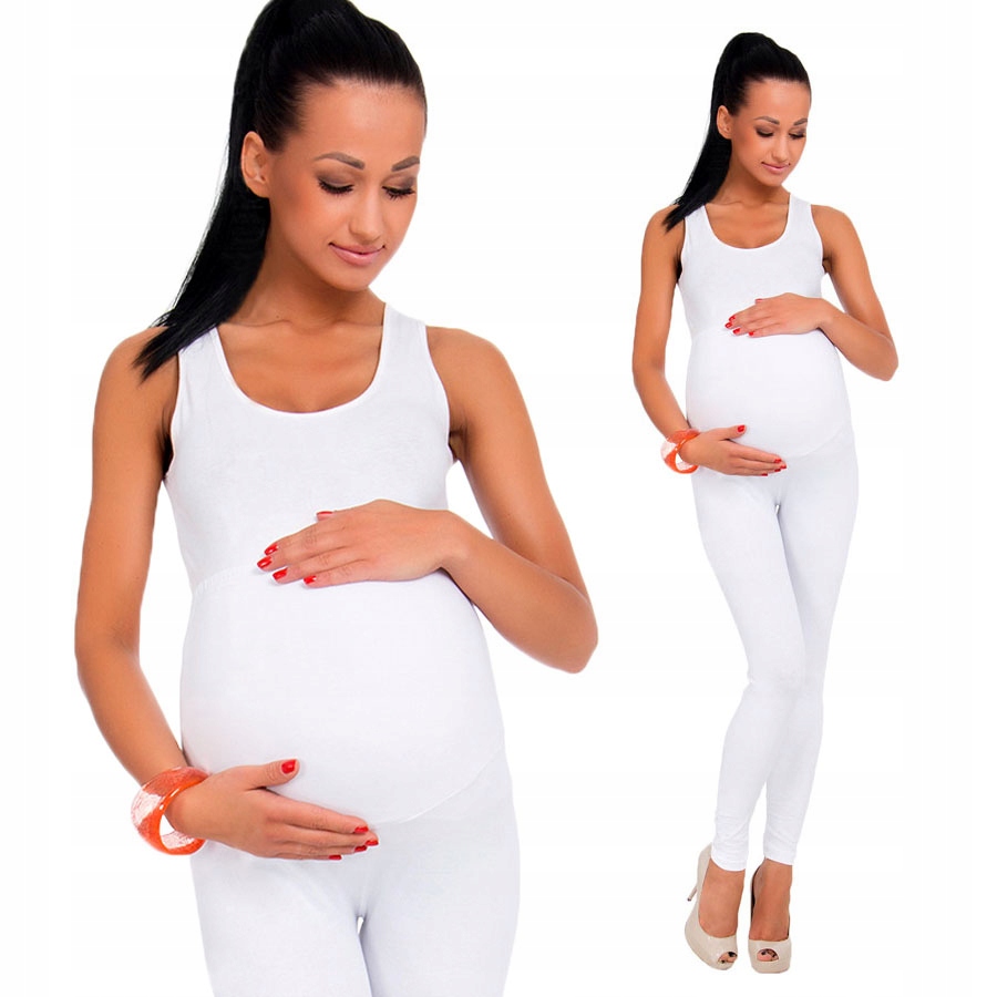 CIĄŻOWE GETRY PANEL KIESZENIE BAWEŁNA LCK M