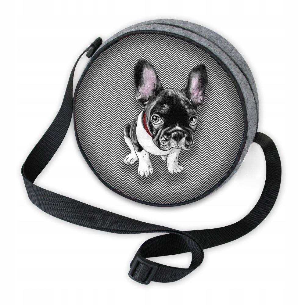 Levně Kabelka kulatá French Bulldog