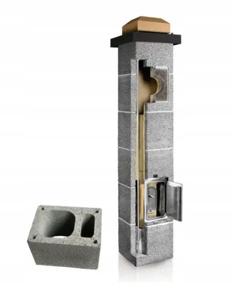 Keramický komínový systém Plewa Uni Fe 14/14 Kw 9 m