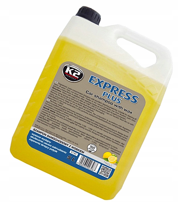 Szampon Samochodowy Z Woskiem 5L K2 Express Plus Do Mycia Auta DB01403