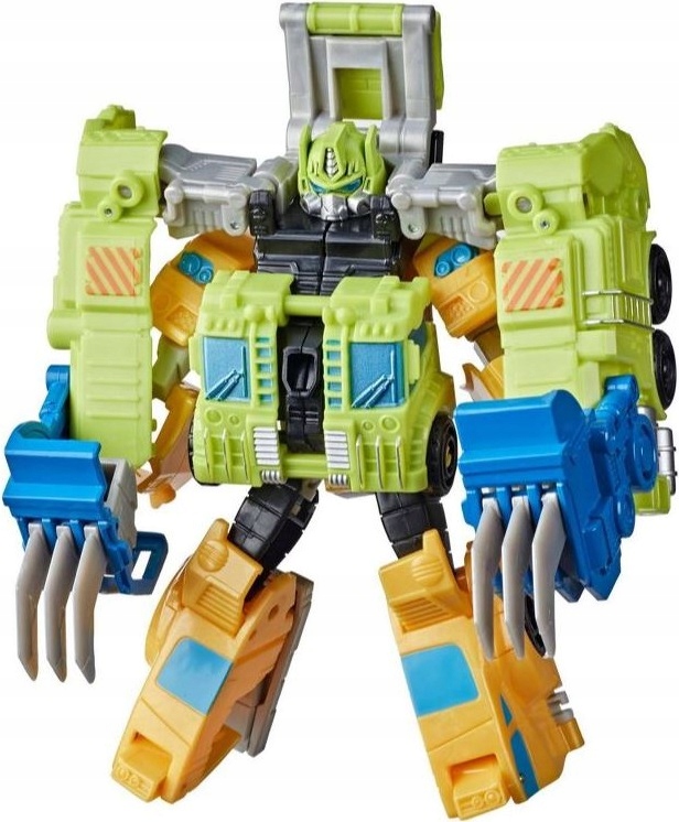 TRANSFORMERS BUZZWORTHY BUMBLEBEE + TRASH CRASH Materiał karton plastik