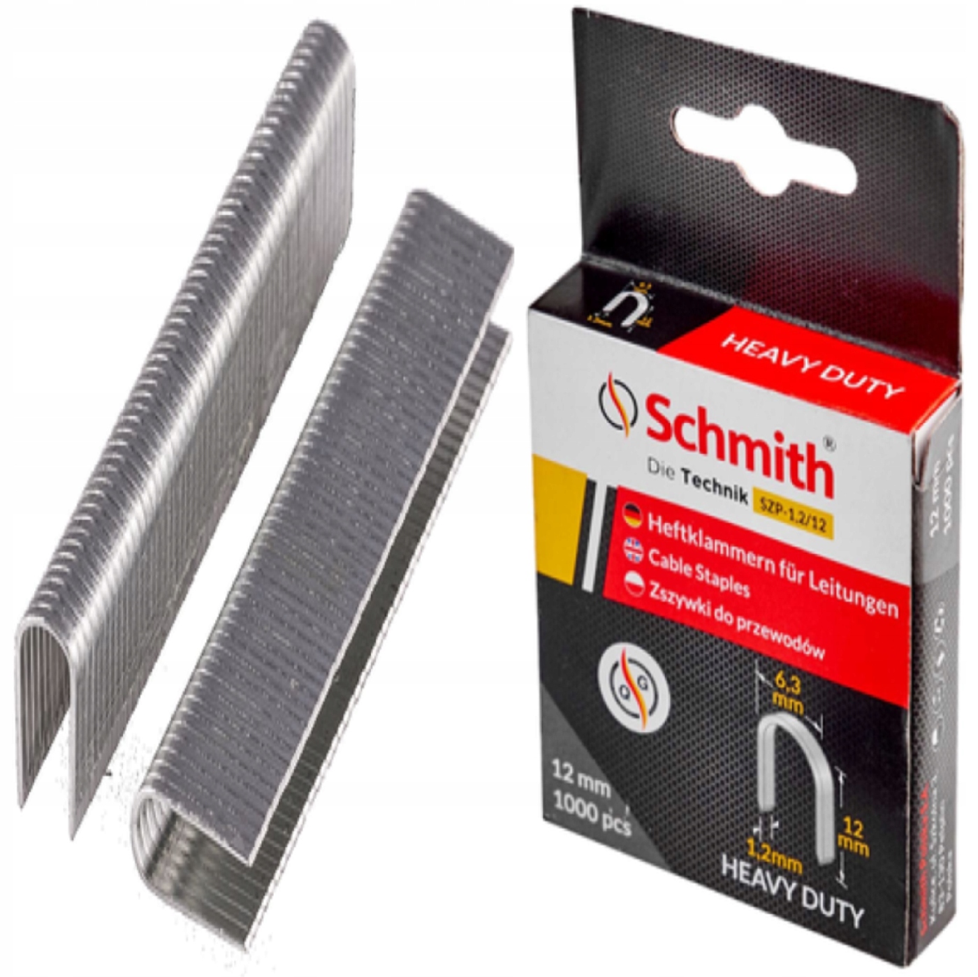 

Schmith Zszywki Do Kabli Przewodów 12MM Zszywacz