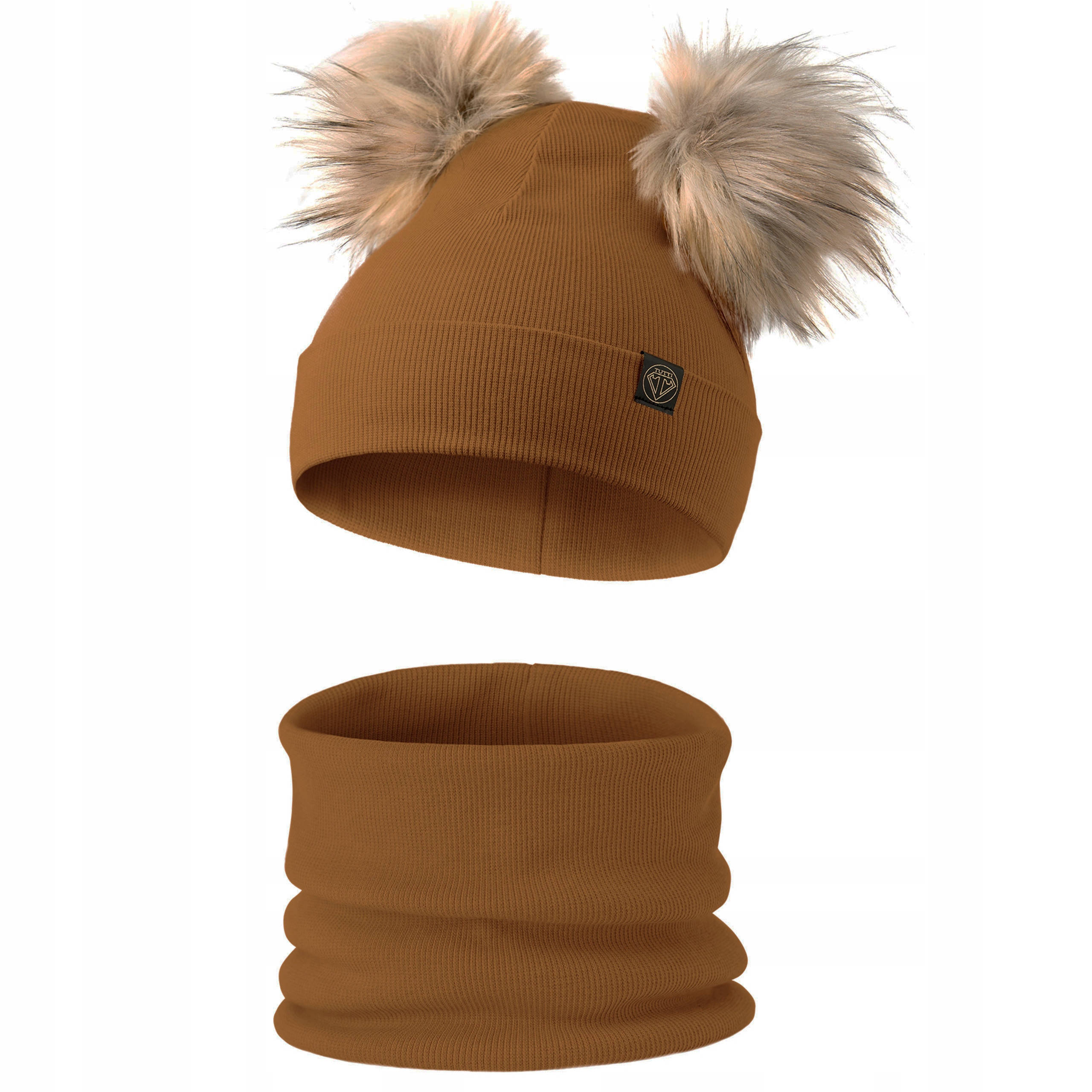 

Czapka komin komplet pompony jesień/zima 44-48