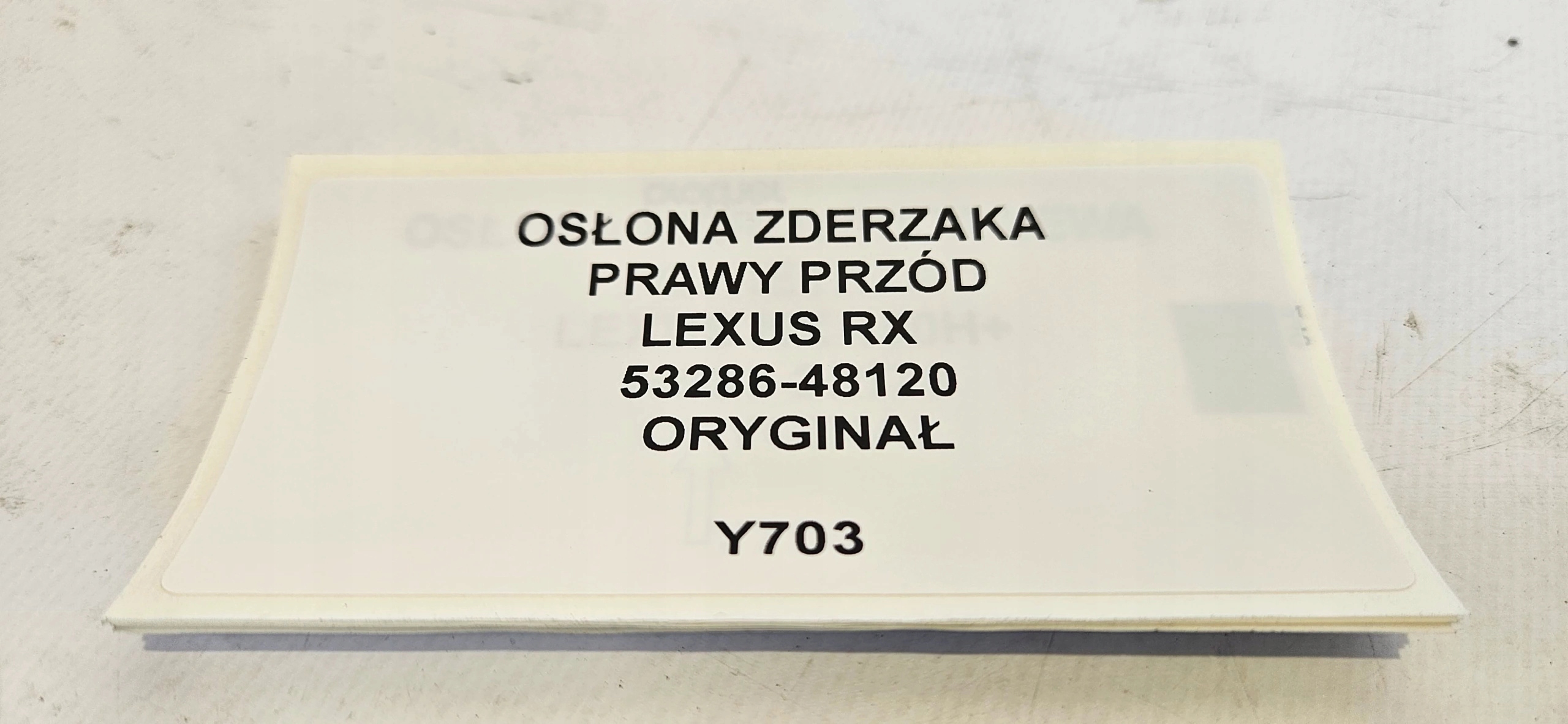 kryt nárazníku pravý předek LEXUS RX originál
