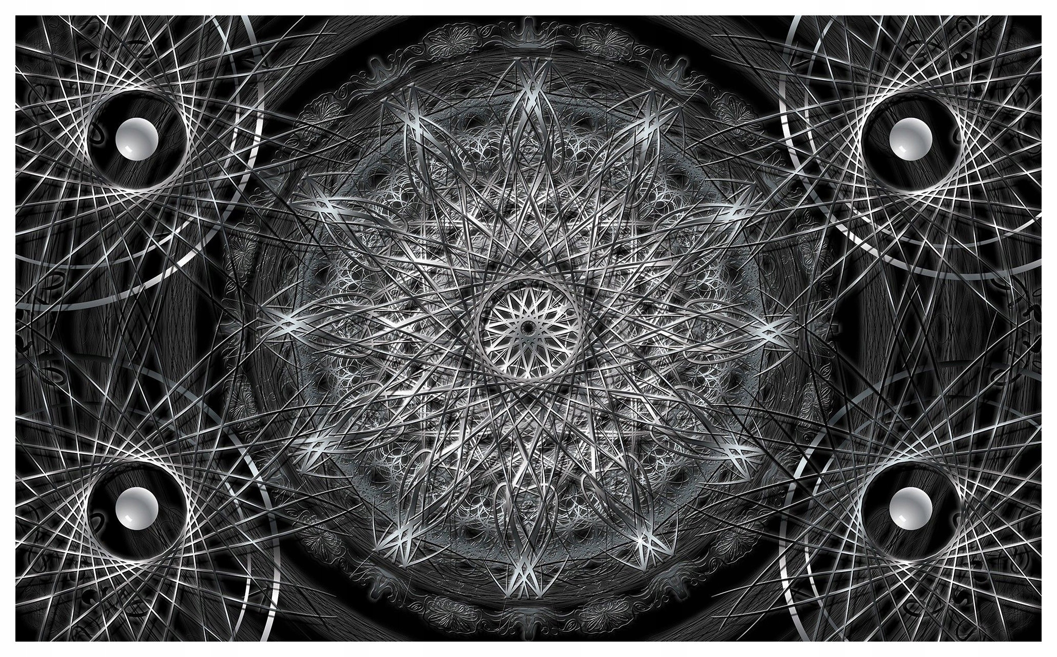 Vliesová fototapeta Mandala geometrie do obývacího pokoje ložnice 416x254 lepidlo