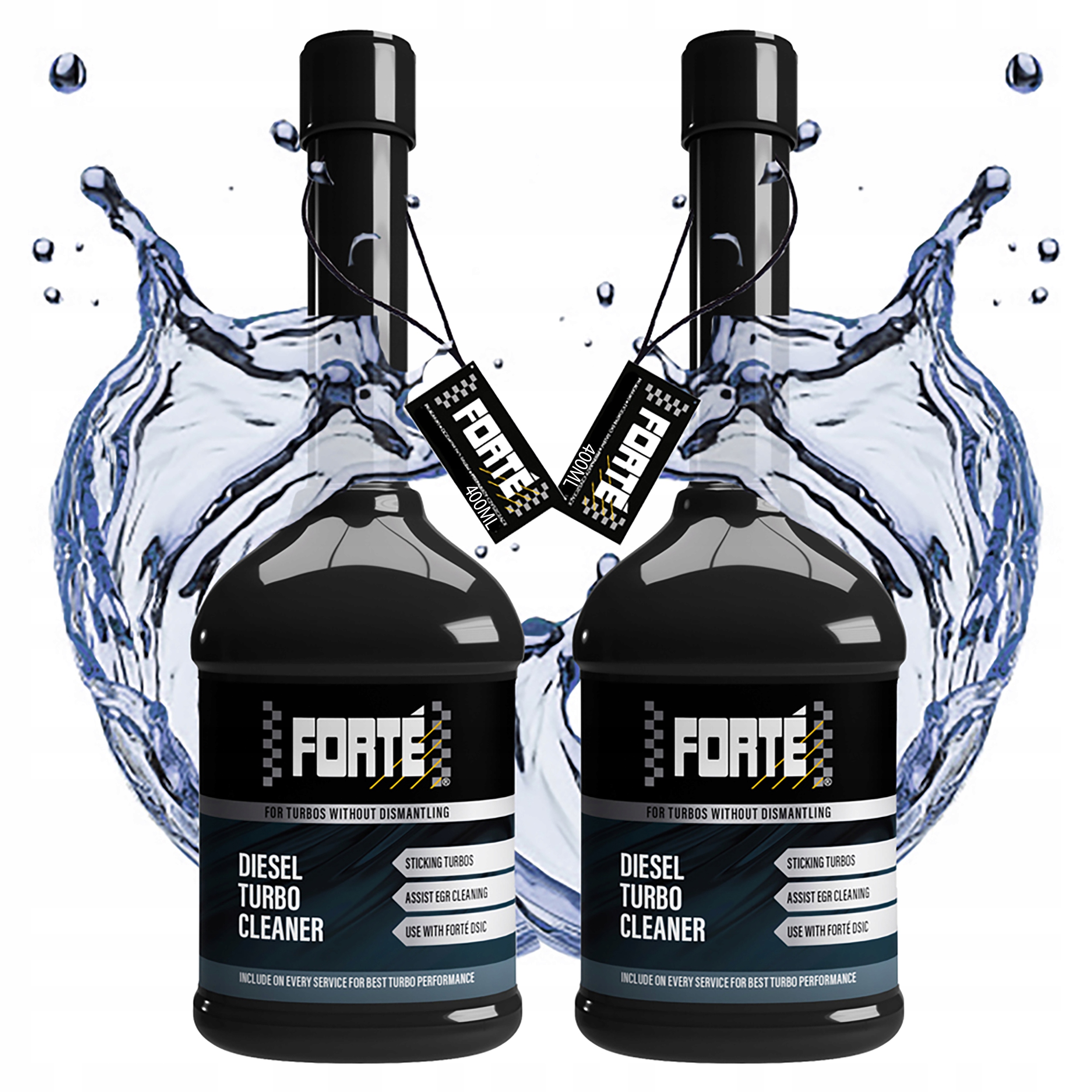 2x Forte Diesel Turbo Cleaner Čistí Ventily Egr, Vgt V Turbodúchadle