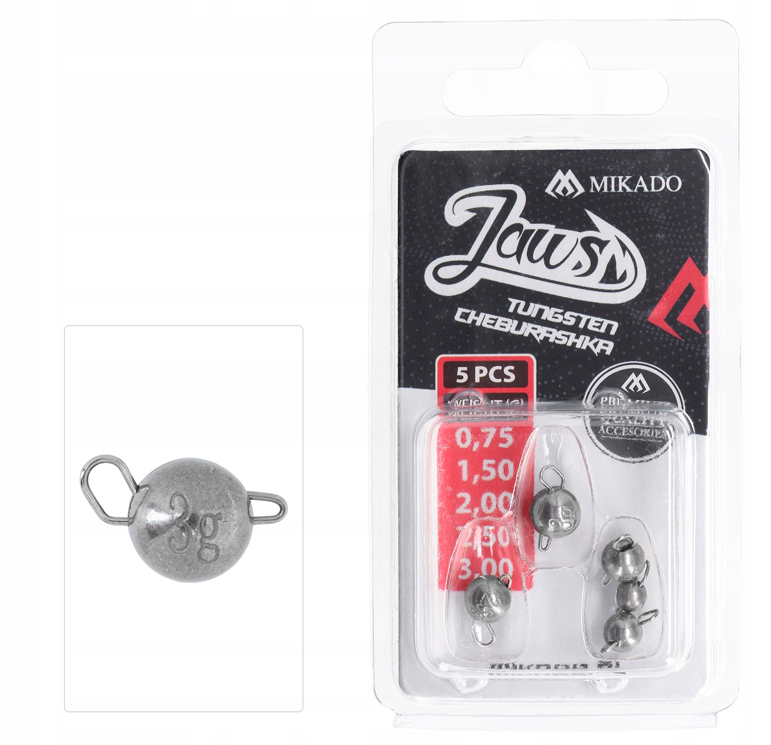 Mikado Cheburashka Wolframowa MIX 5 Sztuk