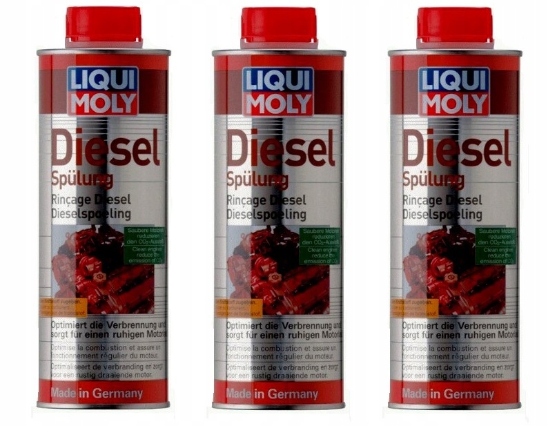 3X Liqui Moly Dodatek Do Diesla Czyszczacy 2666 0.5L