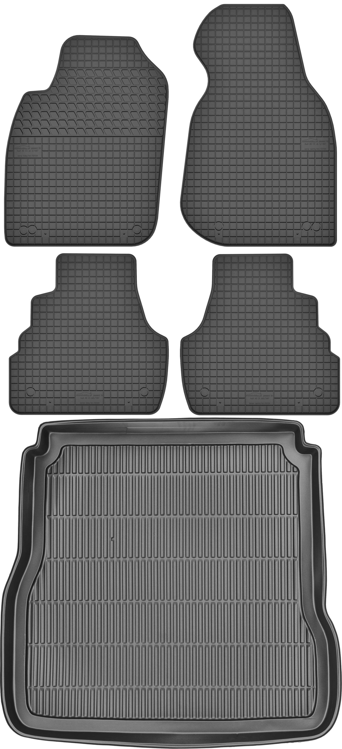 Audi A6 C5 Avant 1997-2004 Gumové stierače rohož batožinového priestoru