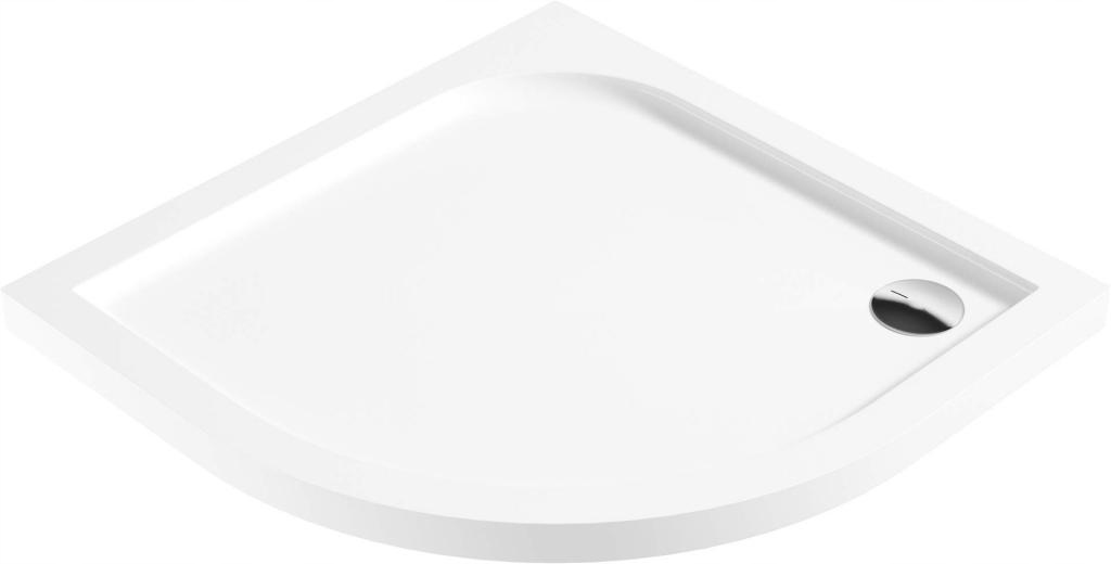 Cubic bílá - Akrylátová sprchová vanička, půlkulatá, 90x90 cm (KTK_051B)  (KTK 051B) • Cena, Opinie 14412391176 • Allegro.pl