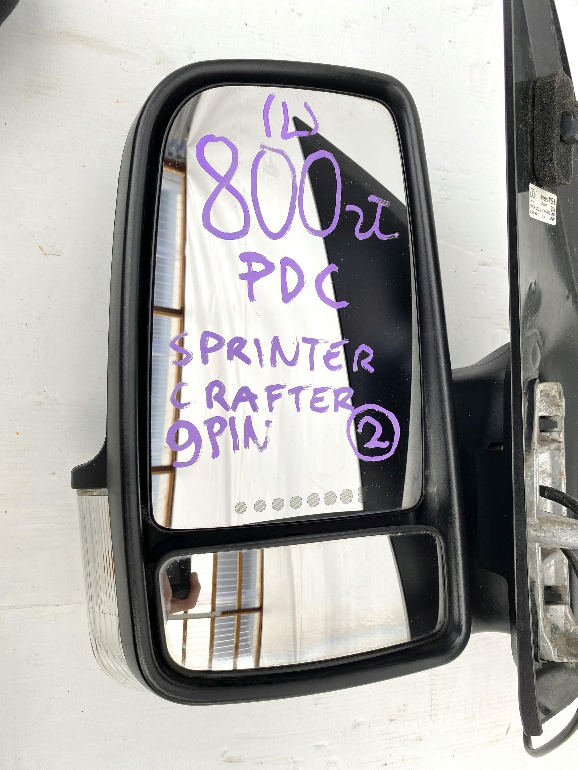 SPRINTER 906 VW CRAFTER 06- Spiegel links KROTKIE PDC