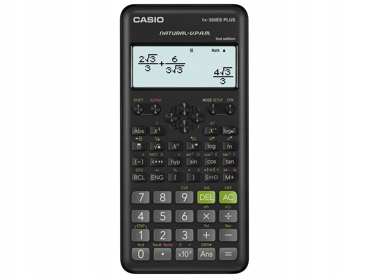 

Kalkulator Nauk Casio FX-350ES 2GEN Ułamki Zwykłe