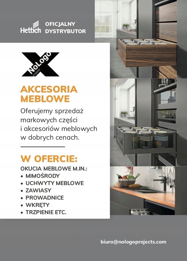 Zatrzask magnetyczny, brązowy, HAFELE ! JAKOŚĆ ! Długość 99 cm