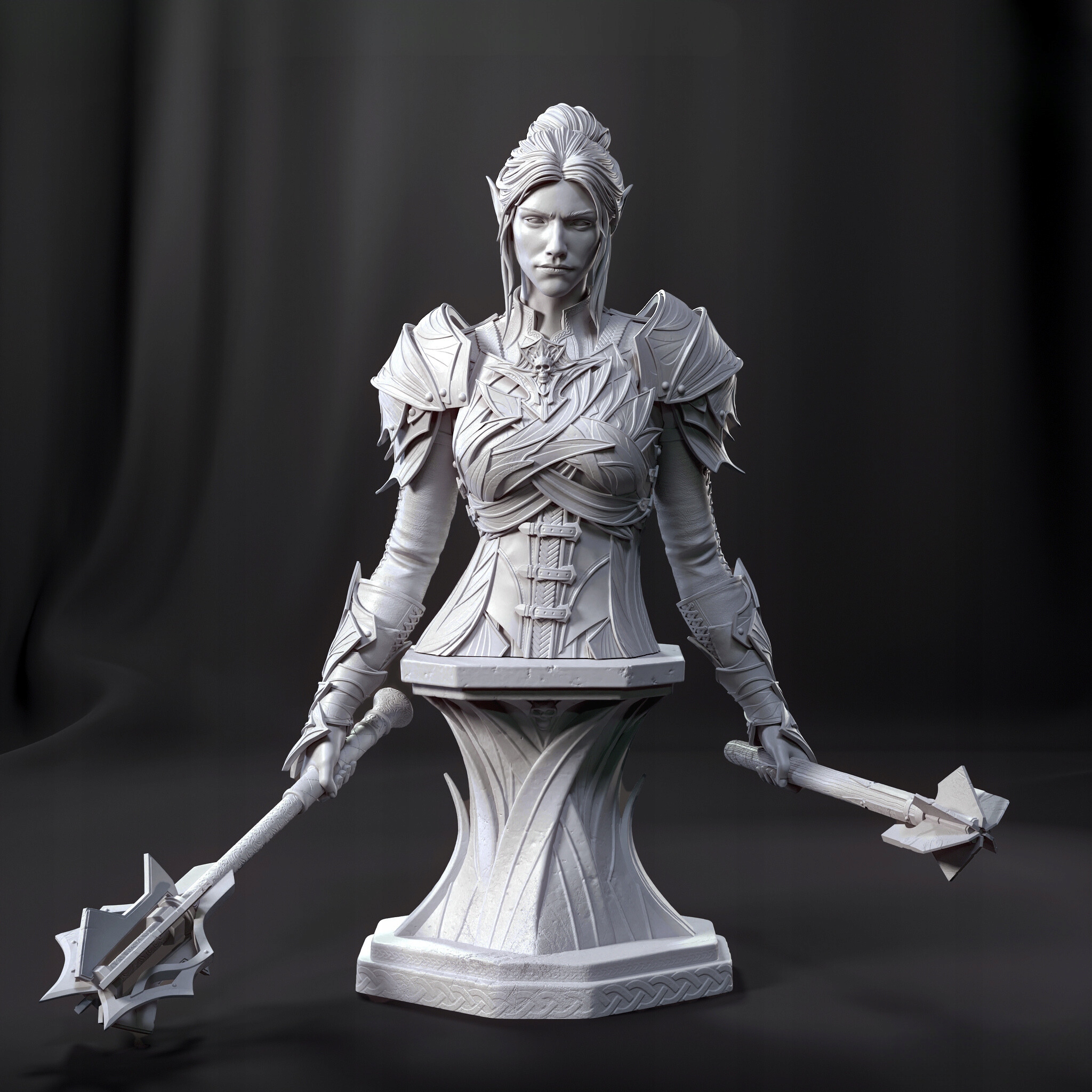 Busta Minthary Tajemná bojovnice z Baldur's Gate 3