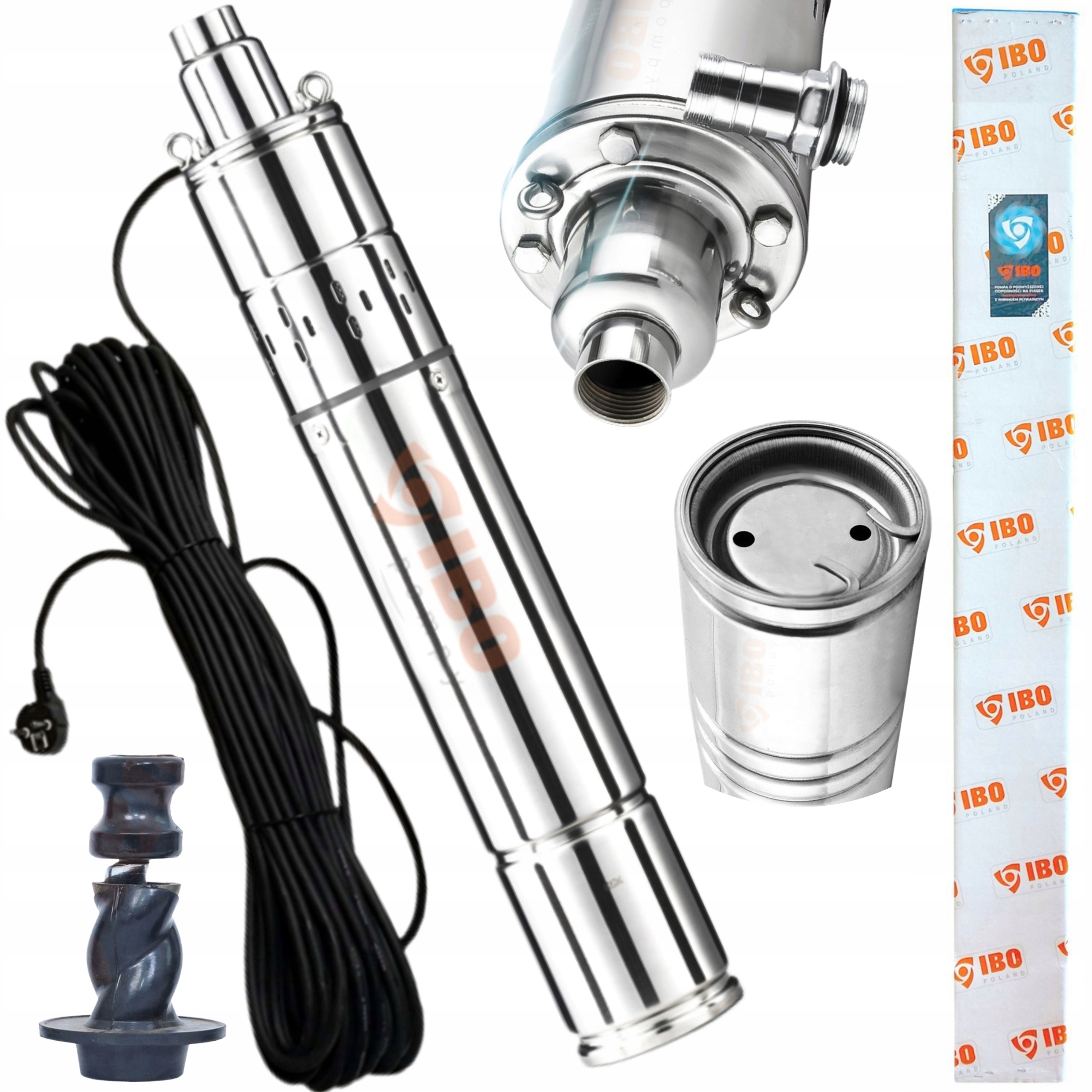 Ibo Ponorné Čerpadlo S Rotorom 3,5" Scr 1,8 9BAR Do Studne, Špinavá Voda