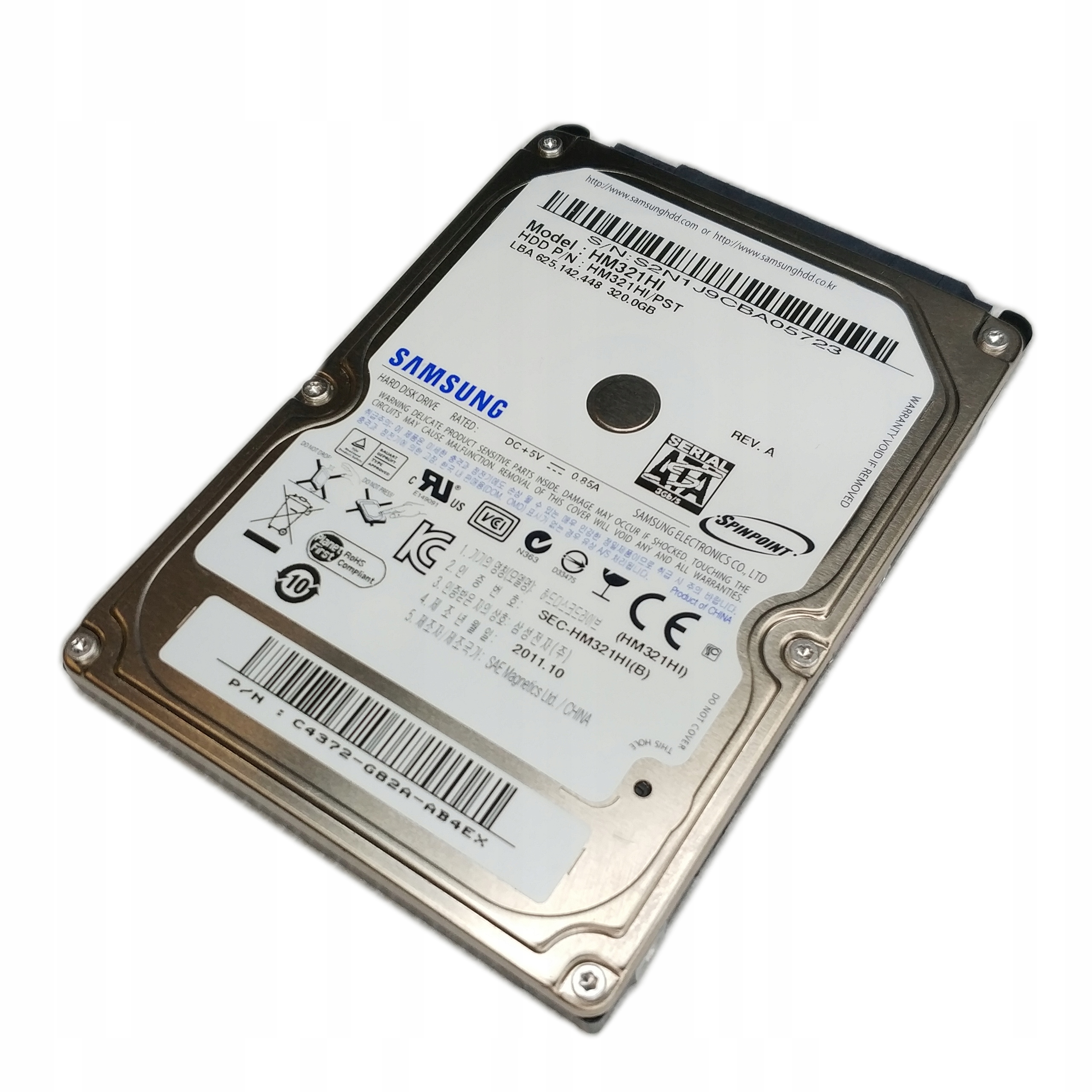Samsung HD322HJ Disque dur interne 3,5 SATA 320 Go