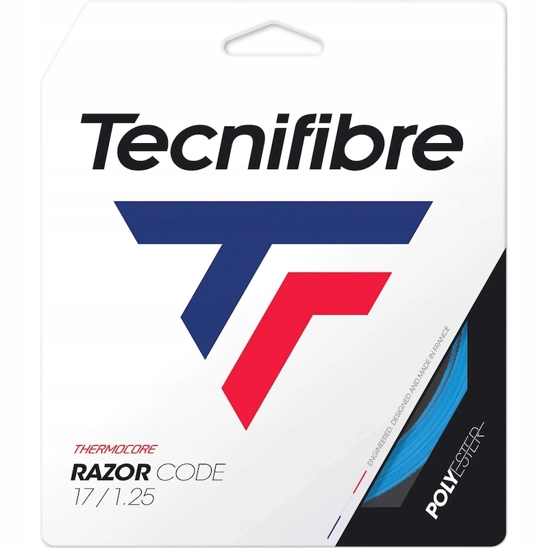 Tecnifibre Razor Code 12 m) Naciąg tenisowy Niebieski