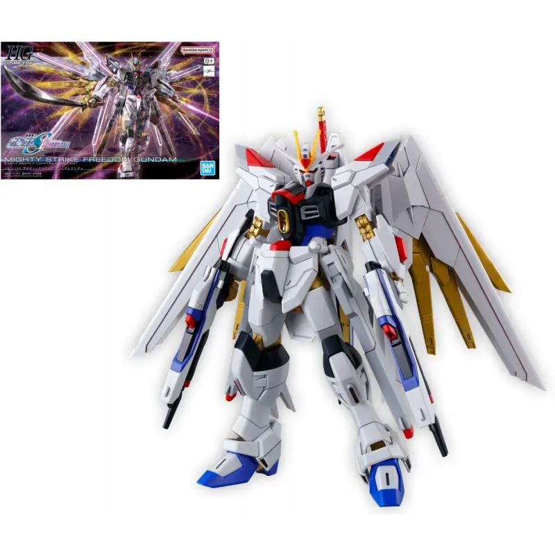 Model Figurka Gundam Hg 1/144 Mighty Strike Freedom Gundam