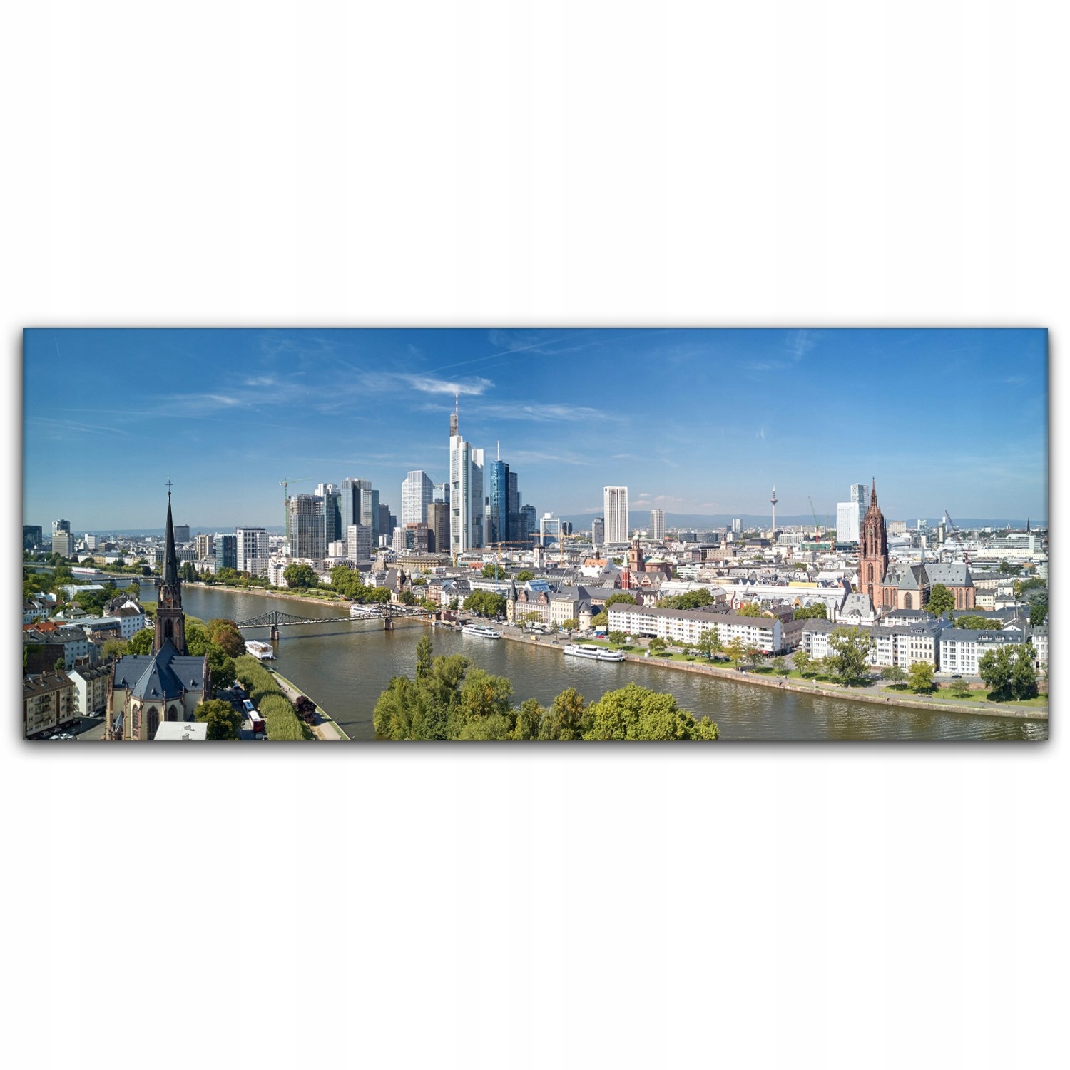 

Canvas płótno do sypialni 125x50 Wieżowce Miasto