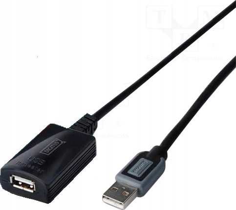 DIGITUS Kabel przedłużacz USB A 2.0 aktywny 10m