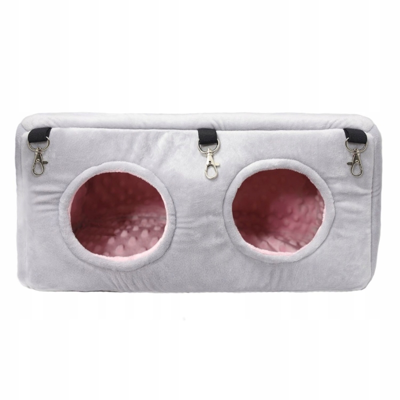 Levně Domeček Budka Růžový Vel 40 x 20 x 20 cm pro hlodavce Mimiko.