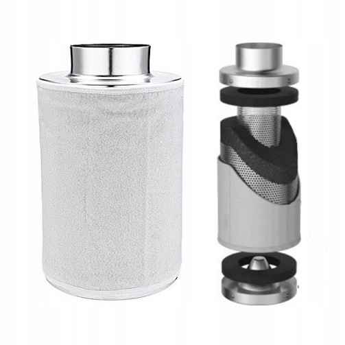 

Filtr węglowy Vf-eco fi100mm 140-190m3/h Growbox