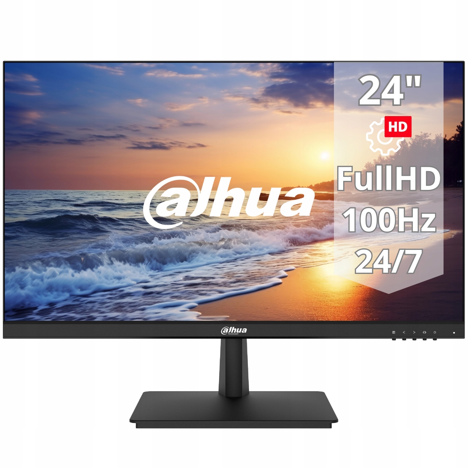 Monitor Dahua 23,8" Fhd LM24-H200 1920x1080 60Hz Hdmi Vga Vesa 100x100 24/7