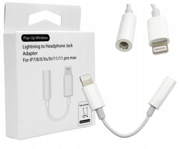 

Przejściówka Lightning Jack Do iPHONE 7 8 X iPAD