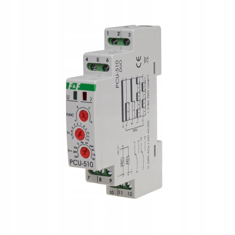 

Przekaźnik czasowy wielofunkcyjny PCU-510DUO