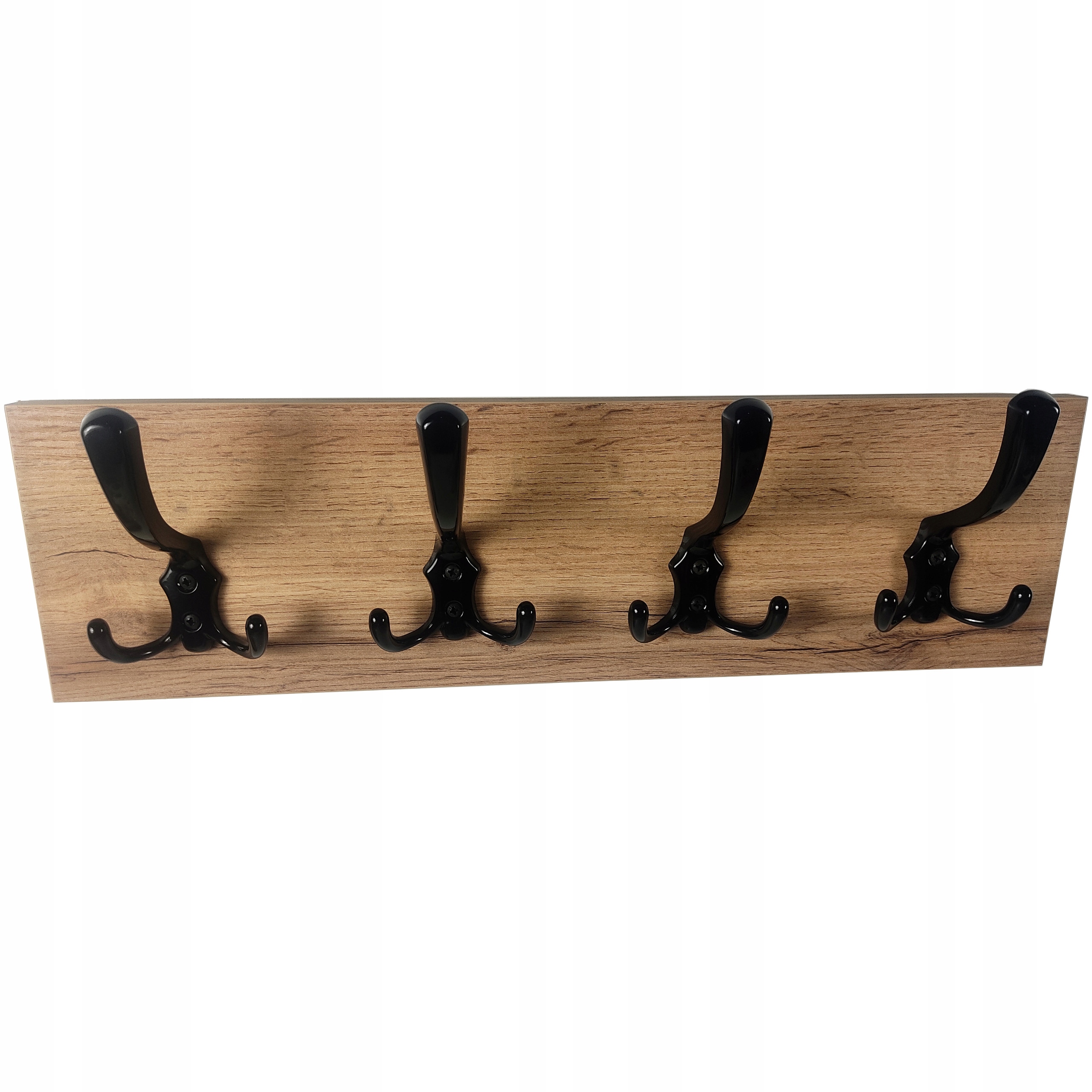 

Wieszak 60 CM Ścienny Loft Dąb Wotan Czarny