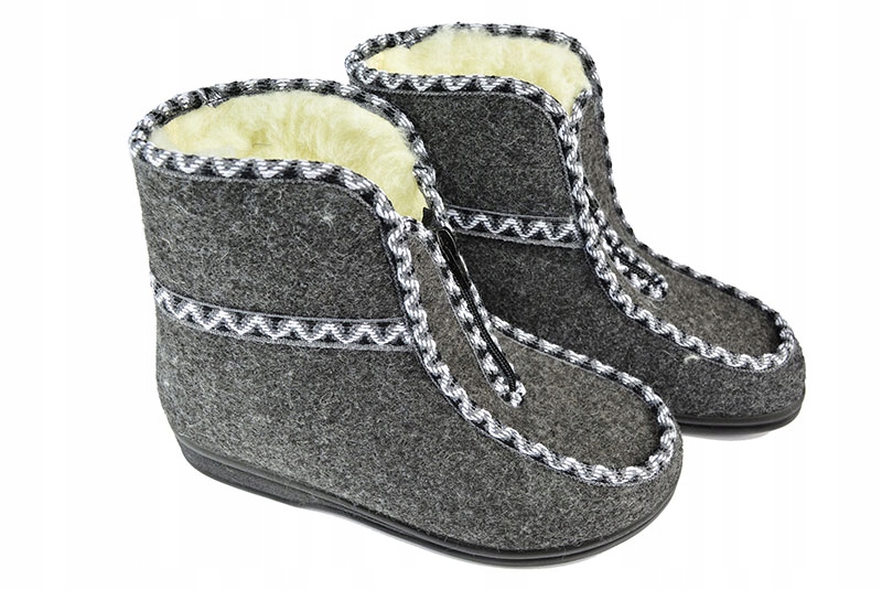 

Bambosze wysokie ocieplane pantofle kapcie S 38