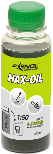 

Axenol Hax-oil 2T semi Tc zielony 100ml Husqvarna